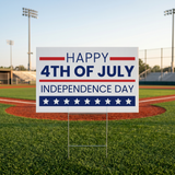 Yard Sign Happy 4Th Of July